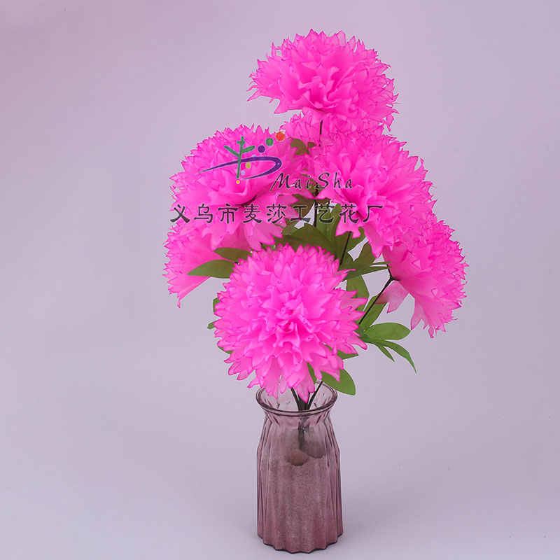 MS-032 pieza de flores de mesha flor de limpieza flor de sepultura flor de sacrificio arreglo de cementerio flores de simulación flores falsas tijeras details Picture
