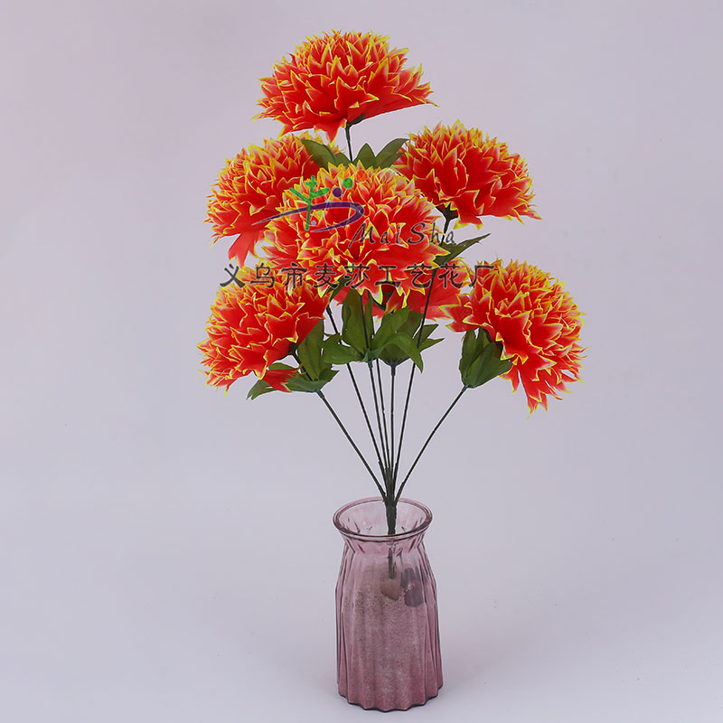 MS-032 pieza de flores de mesha flor de limpieza flor de sepultura flor de sacrificio arreglo de cementerio flores de simulación flores falsas tijeras Application Scenario