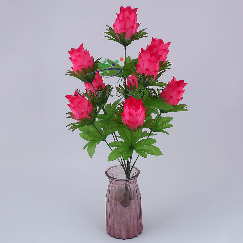 MS-024 rebanadas de flores de mesha flores de limpieza flores de sepultura flores de sacrificio arreglos florales de cementerio flores de simulación flores falsas pitaya details Picture