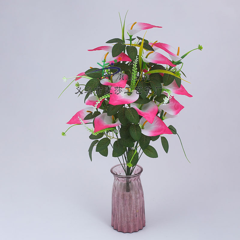MS-033 trozos de flores de masha trozos de flores de limpieza flores de sepultura flores de sacrificio arreglos florales de cementerio flores de simulación flores falsas calla Application Scenario
