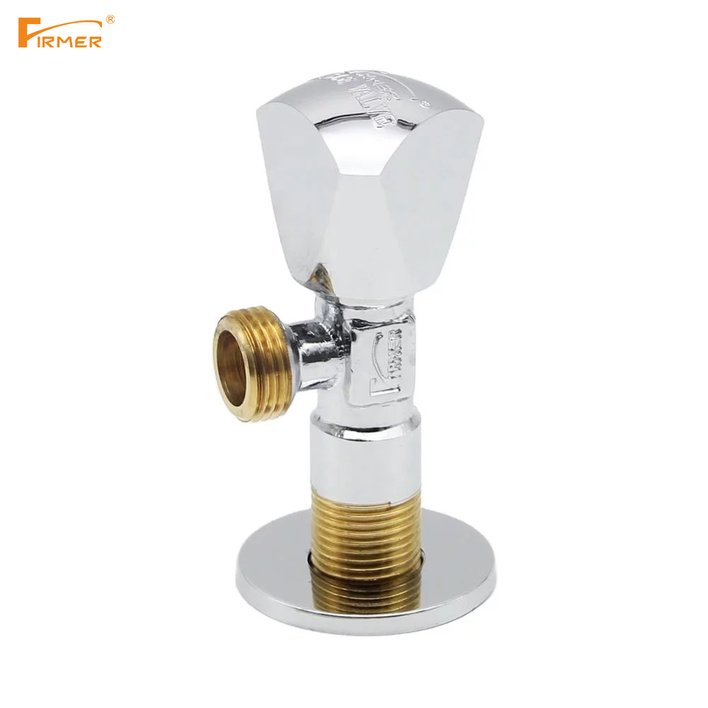 Firmer Copper Triangle Valve Hot And Cold Water Valve Switch Water Household Thickened Hot And Cold Water Universal