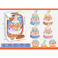 TP558 英文精灵蛋糕 玩具公主礼盒娃娃蛋糕生日礼物时尚换装娃娃女孩过家家图