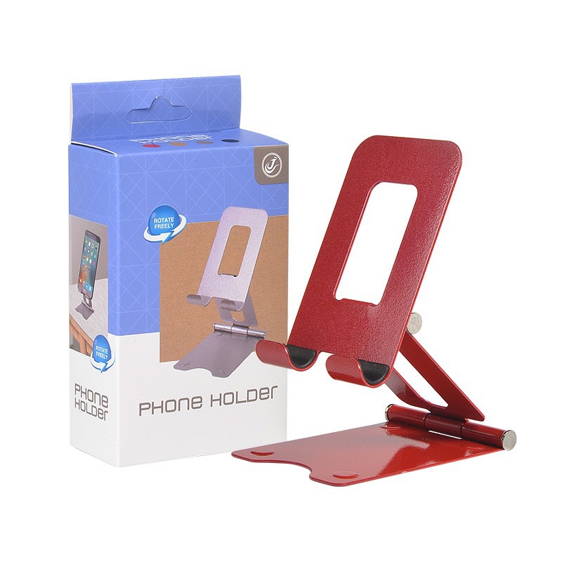 Metal foldable desktop stand, universal lazy stand for mobile phones and tablets, live streaming stand, logo Application Scenario