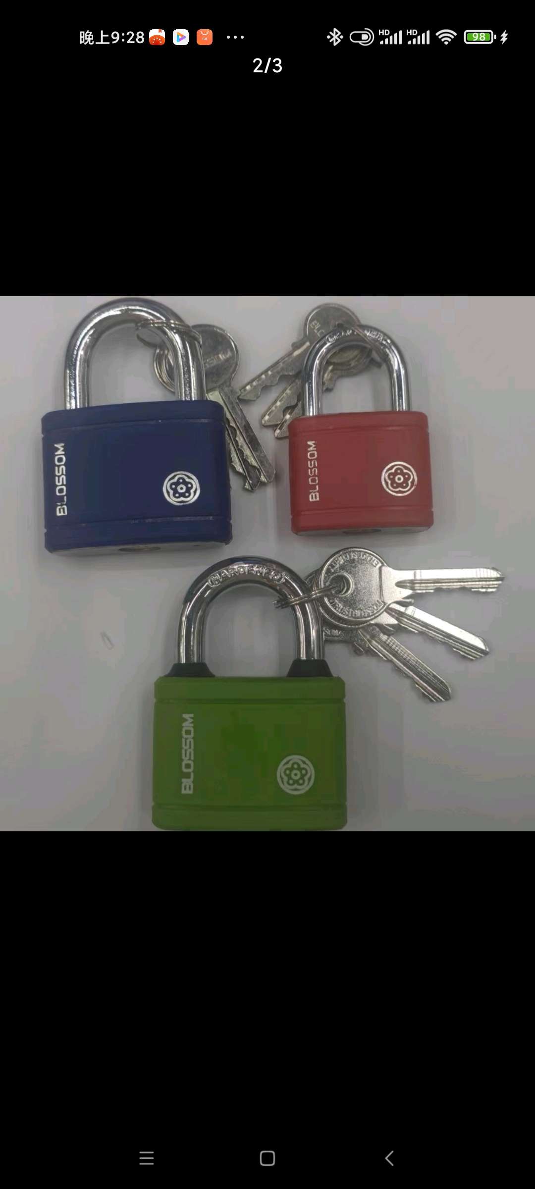 Plum Brand Lb0325 Package Color Lock Padlock Copper Core details Picture