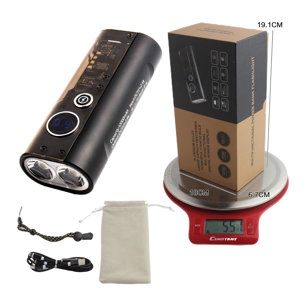 KINSACA Star Source TYPE-C rechargeable flashlight LED Specification drawing