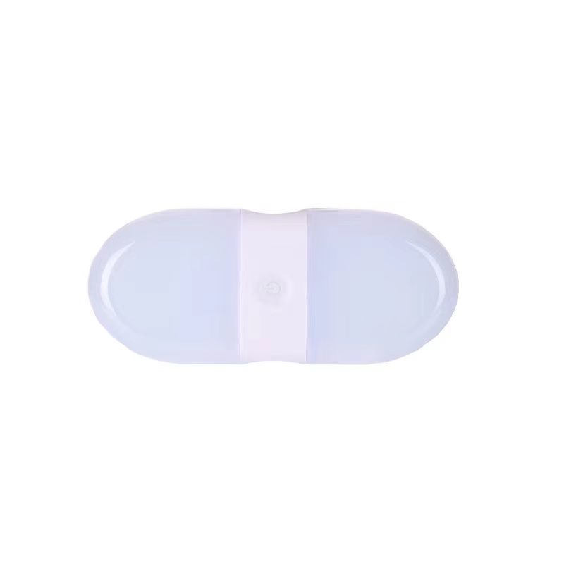 Automobile LED reading light, RV lighting lamp, white warm light, ceiling light, touch switch, truck cab light Item Picture