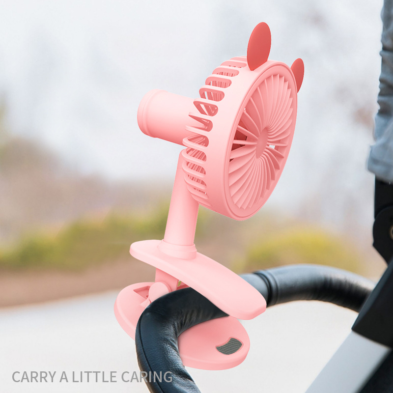 新款台式夹子迷你风扇 学生办公室桌面静音大风力usb小电风扇礼品 详情图7