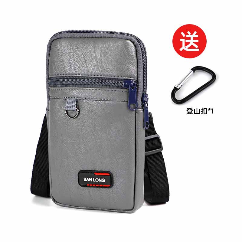腰包男干活工地手机包腰带式多功能竖款户外手机套腰间斜挎包批发 pU手机包产品图
