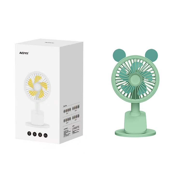 新款台式夹子迷你风扇 学生办公室桌面静音大风力usb小电风扇礼品 详情图8
