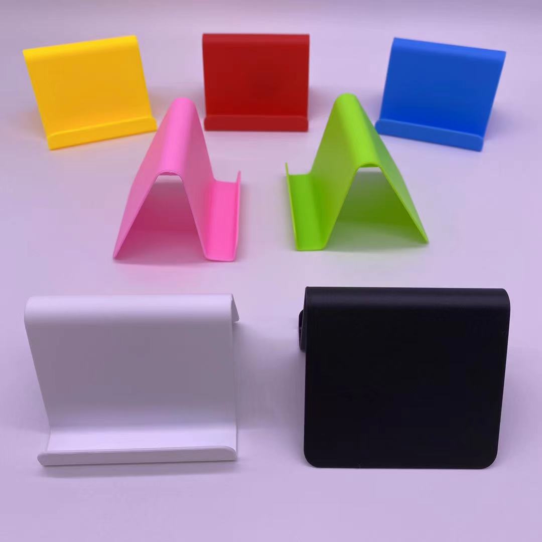 LOGO塑料手机支架赠品 懒人平板支架桌面 简约手机座促销小礼品 