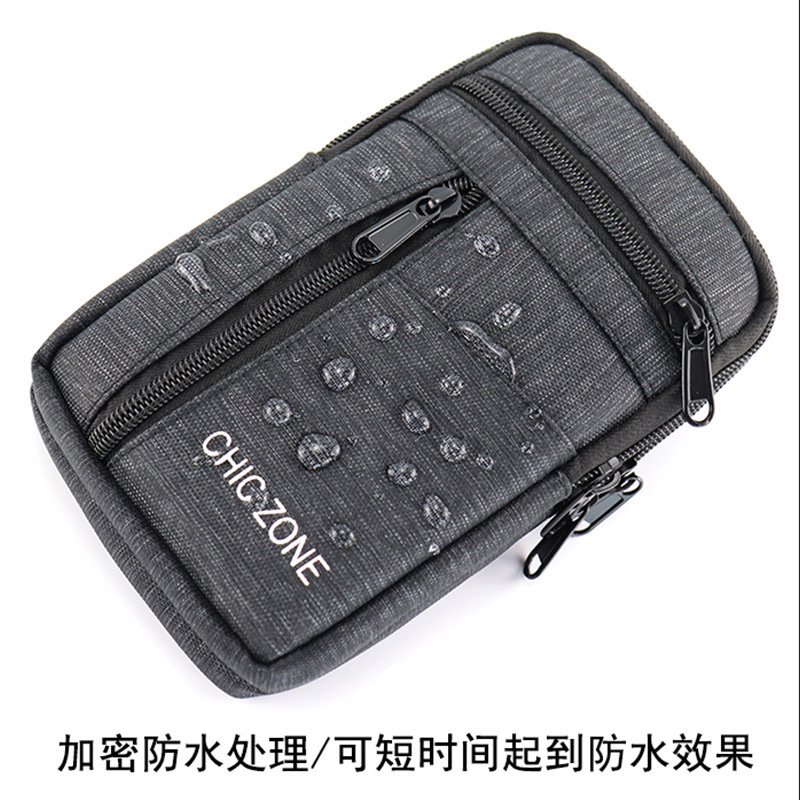 新款手机包男士腰包穿皮带手机袋套多功能时尚竖款工地干活挂包手机包儿童斜挎包细节图