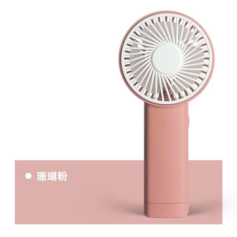 2024新款手持迷你风扇 usb便携式静音小礼品学生小电风扇印制logo 产品图