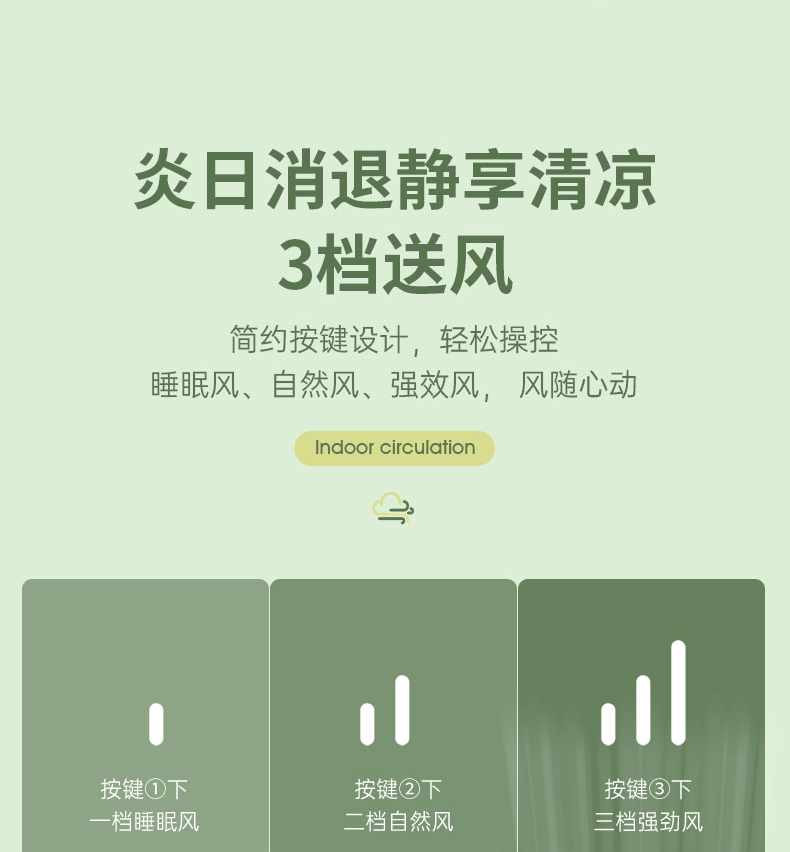 夹子灯光风扇桌面补光风扇可挂可夹可立充电便携风扇四合一循环扇详情19