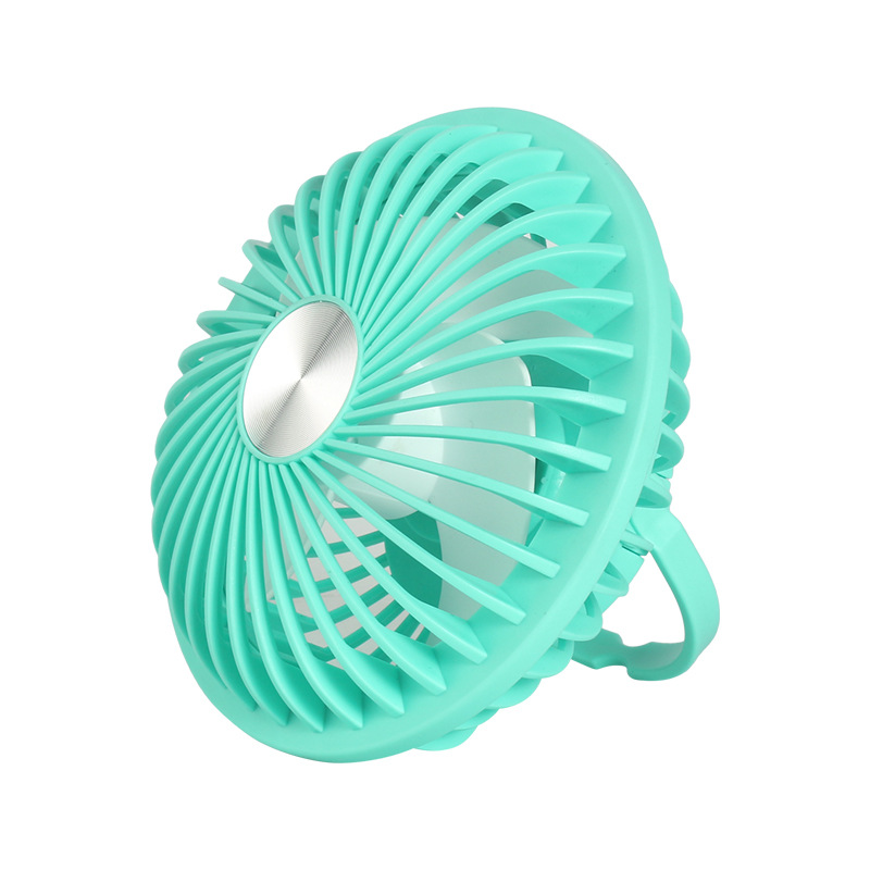 Desktop mini fan 2024 New model usb charging silent long-lasting wall-mounted small electric fan logo gift detail image 6