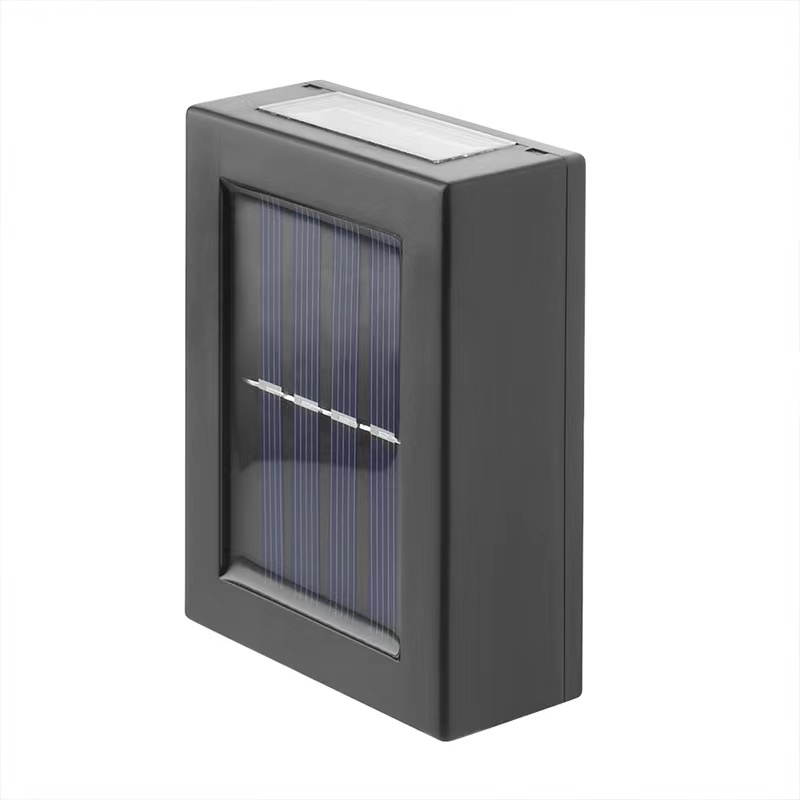 Outdoor solar-charged garden lights, waterproof wall-washing lights, multi-source garden lights, garden wall lights, villa street lights, garden landscape lights, outdoor atmosphere lights, yard fence solar lights, outdoor garden lights Item Picture