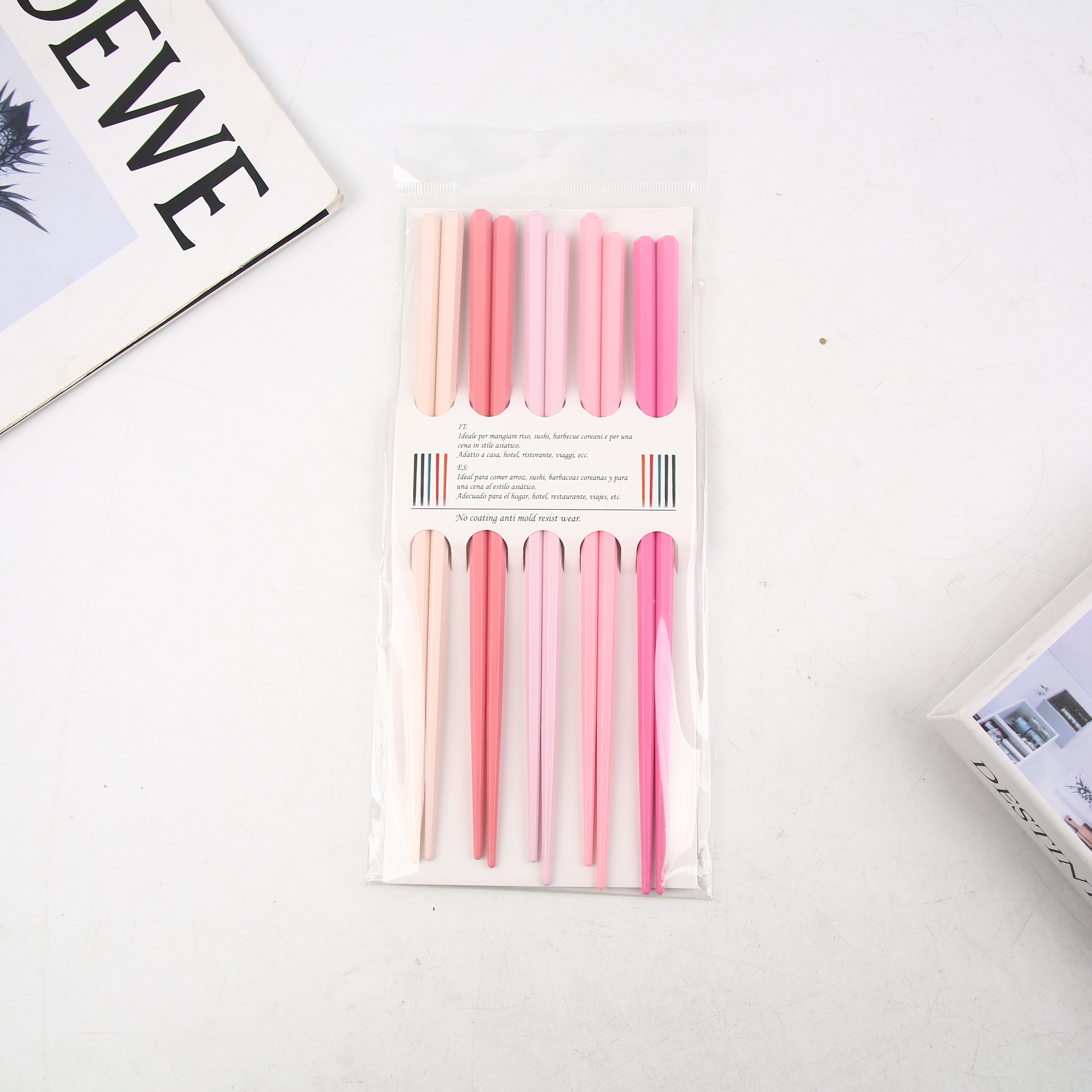 Chopsticks Set Exquisite Durable Can Be Customized A Package Of Five Pairs Factory Direct Sales Item Picture