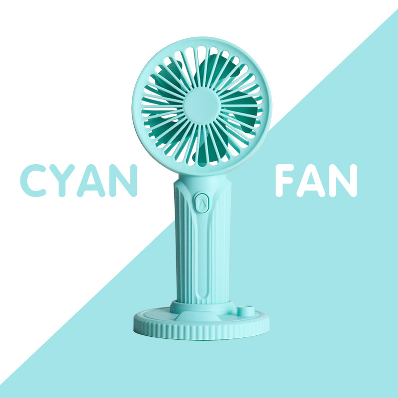 New handheld fan, usb charging phone stand, desktop portable mini fan, gift with logo printing Item Picture
