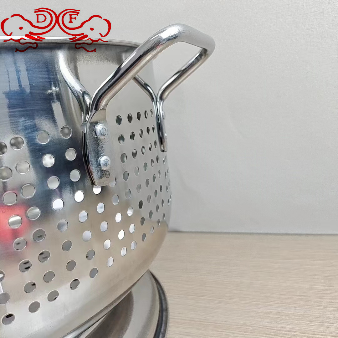 沥水篮/菜篮/不锈钢拉篮/多功能沥水篮/野餐篮细节图