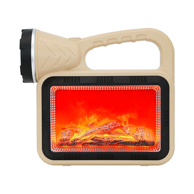 Multi-functional LED camping light, simulated flame light, outdoor camping atmosphere light, multi-source work light, portable light, household searchlight, waterproof emergency light, USB charging flashlight, outdoor strong light camping light Item Picture