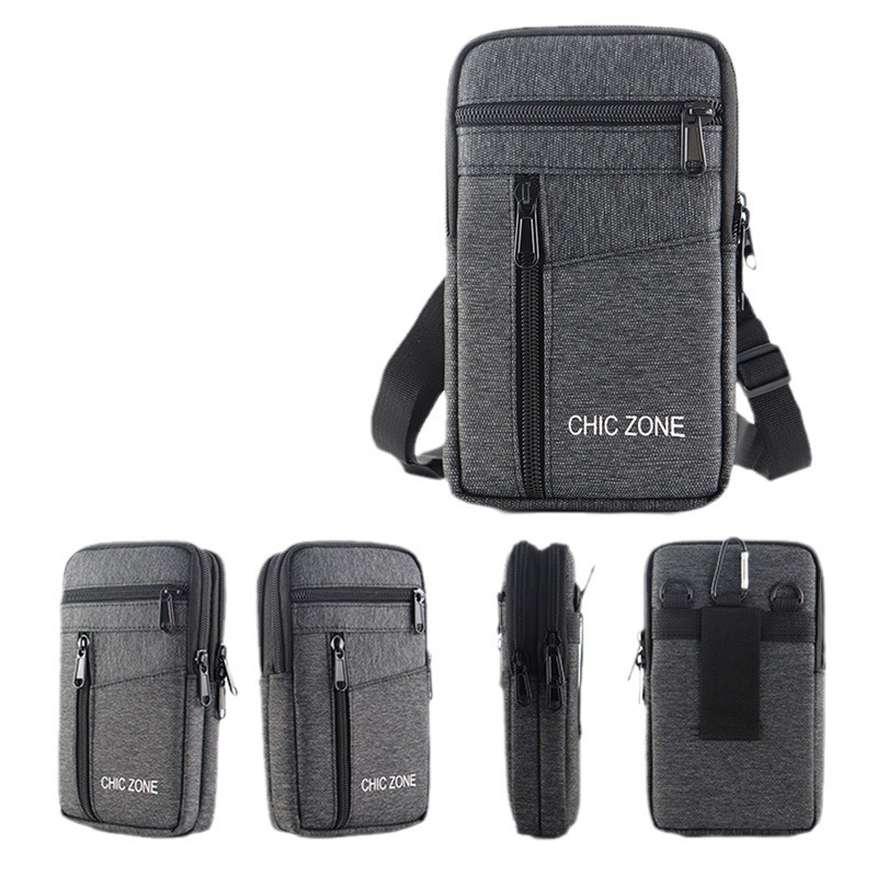 新款手机包男士腰包穿皮带手机袋套多功能时尚竖款工地干活挂包手机包儿童斜挎包详情图6