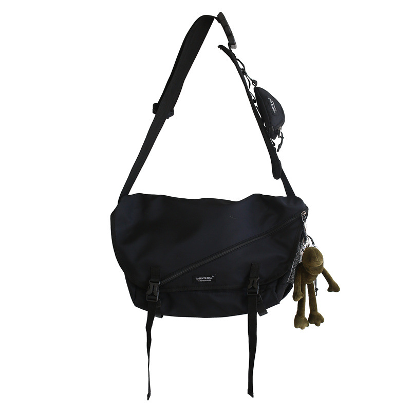 Large Capacity Flip Over Single Shoulder Crossbody Bag Male Function Postman Bag Fashion Brand Female Body Bag Instagram Cool Day Couple Bag 6