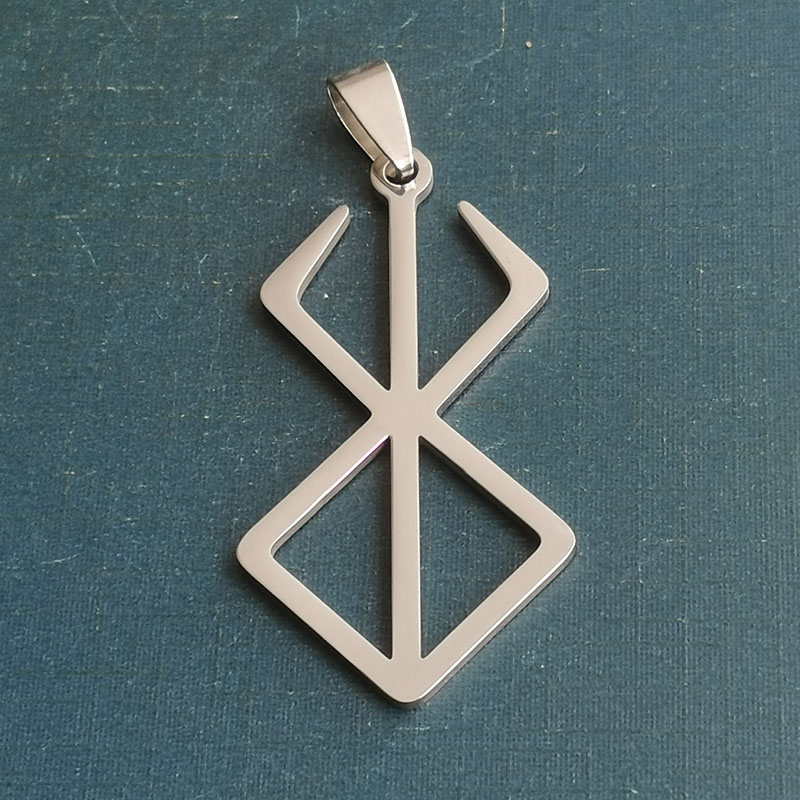 "Sword and Wind Legend: The Egg of the Overlord, Behelite Necklace Pendant, titanium steel, stainless steel, Golden Age Anime Gift.