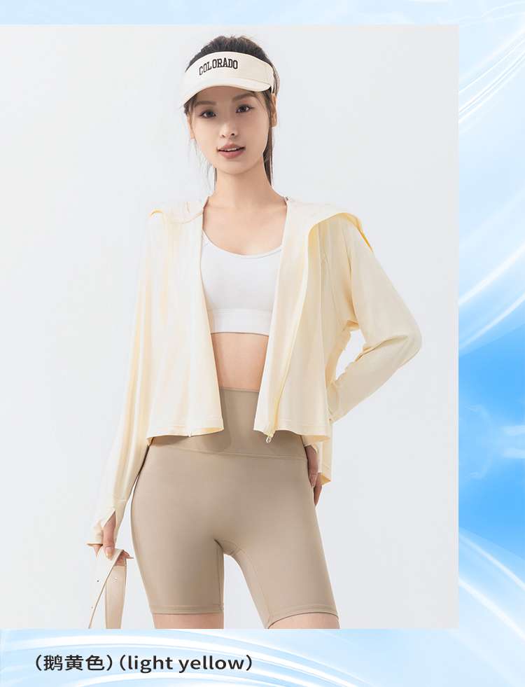 轻薄黑胶帽檐斗篷防晒服详情图3