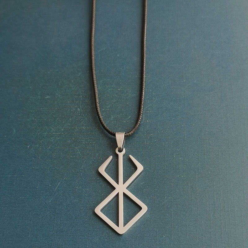 "Sword and Wind Legend: The Egg of the Overlord, Behelite Necklace Pendant, titanium steel, stainless steel, Golden Age Anime Gift. detail image 11