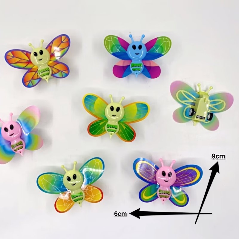 Huili Small Toy Gacha, kindergarten activity toy gift, Creative Butterfly 6421, Huili Car Toy car, street stall
