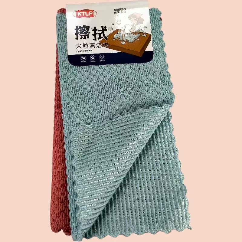 洗碗布百洁布/抹布/金刚砂/懒人抹布/木浆棉洗碗布细节图