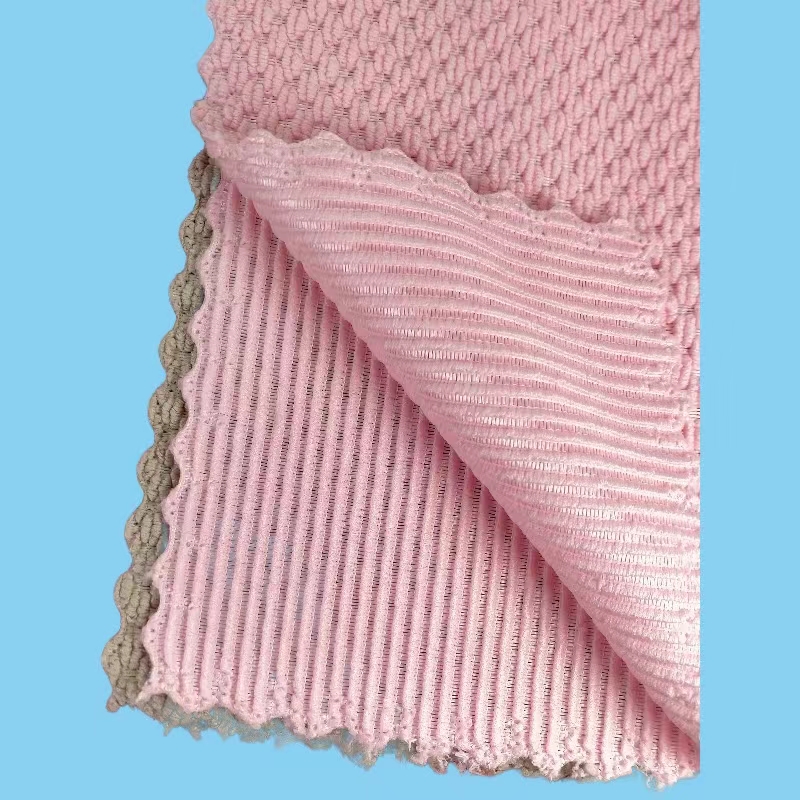 洗碗布百洁布/抹布/金刚砂/懒人抹布/木浆棉洗碗布白底实物图