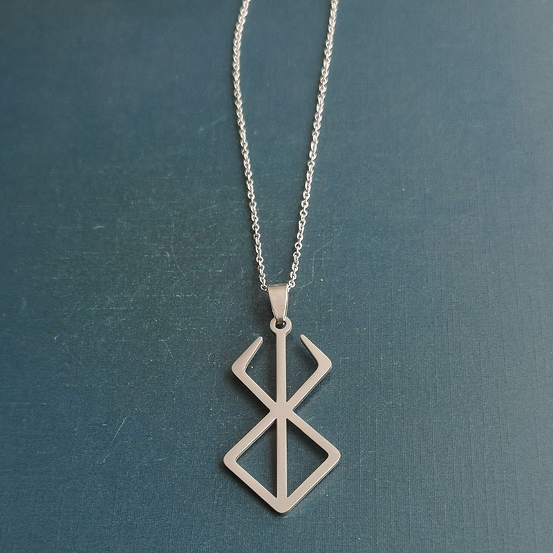 "Sword and Wind Legend: The Egg of the Overlord, Behelite Necklace Pendant, titanium steel, stainless steel, Golden Age Anime Gift. detail image 9