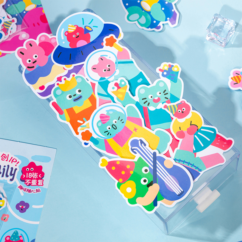 文具贴纸实物图