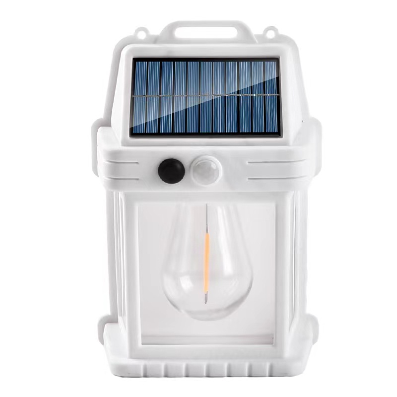 Outdoor solar wall lamps, human body sensor courtyard lamps, garden atmosphere lamps, villa landscape lamps, waterproof tungsten filament lamps, warm light wall lamps, LED street lamps, outdoor lighting sensor wall lamps Item Picture