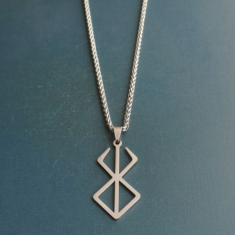 "Sword and Wind Legend: The Egg of the Overlord, Behelite Necklace Pendant, titanium steel, stainless steel, Golden Age Anime Gift. detail image 10