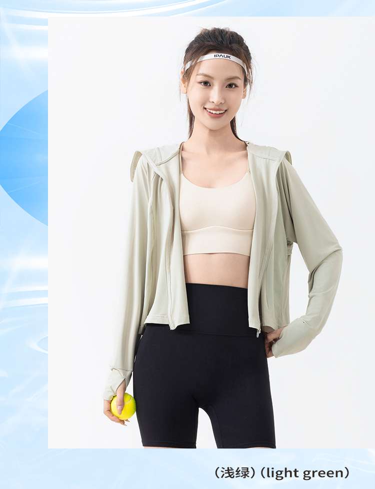 轻薄黑胶帽檐斗篷防晒服详情图1