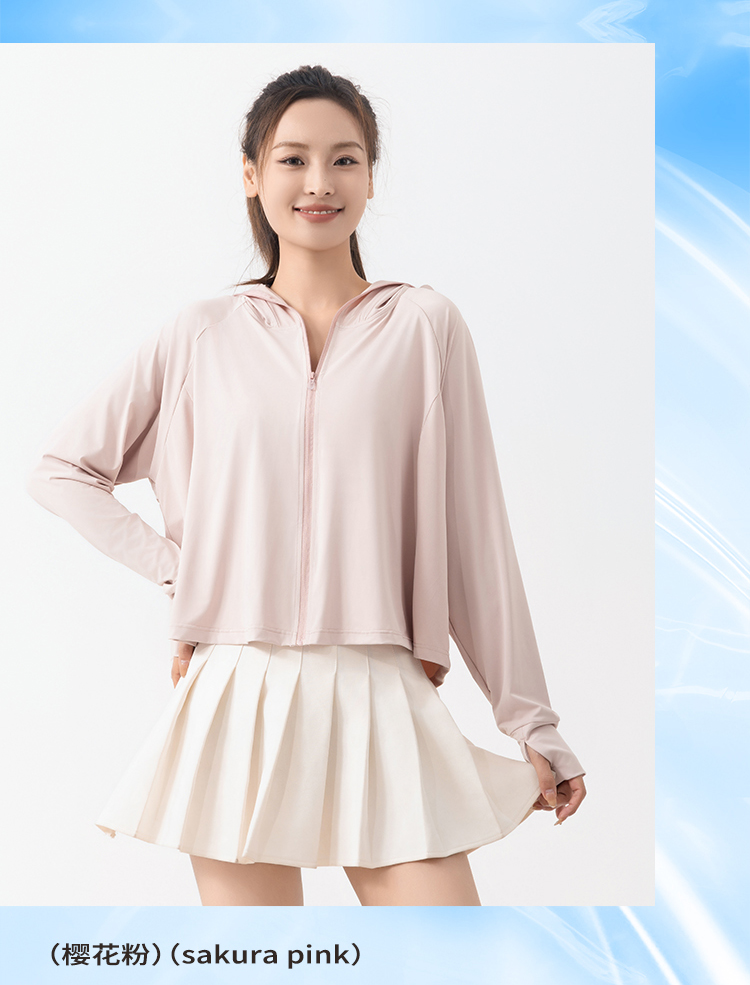 轻薄黑胶帽檐斗篷防晒服详情图8