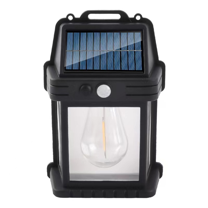 Outdoor solar wall lamps, human body sensor courtyard lamps, garden atmosphere lamps, villa landscape lamps, waterproof tungsten filament lamps, warm light wall lamps, LED street lamps, outdoor lighting sensor wall lamps Application Scenario