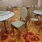 上海宴会中心餐饮家具酒店主题婚礼圆背椅外贸婚宴婚庆折叠餐桌椅