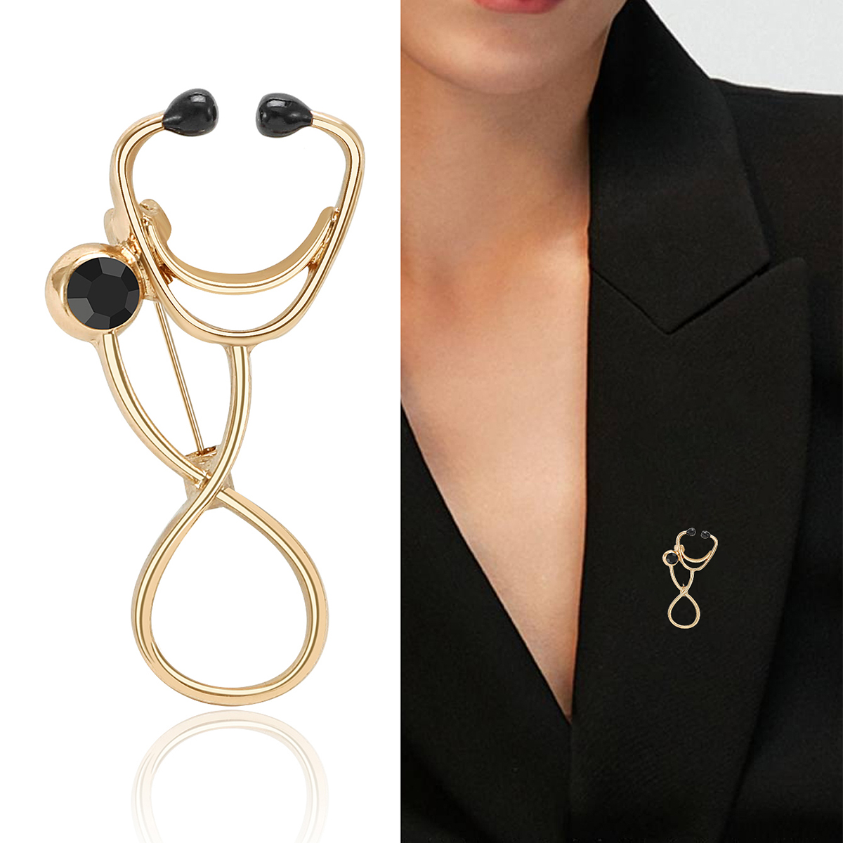 Ziyang Accessories 2024 New alloy high-end women's fashion corsage, elegant brooch, coat cardigan and accessories factory direct sales