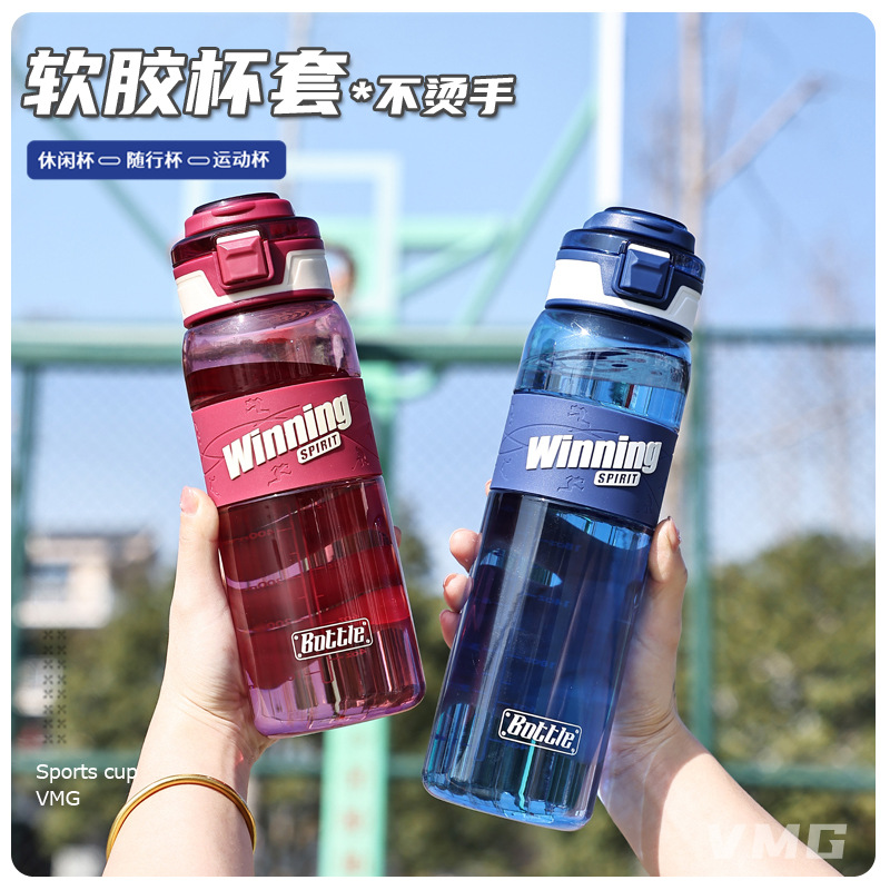 The new S98-2458 water cup, a summer outdoor sports space cup, is a male anti-drop plastic water bottle and a bestseller Application Scenario