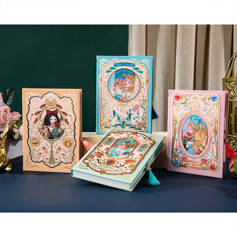 童话国度洢杉36K精装本文艺青年复古精致笔记本手账记事本YL017-YS36K14-0728