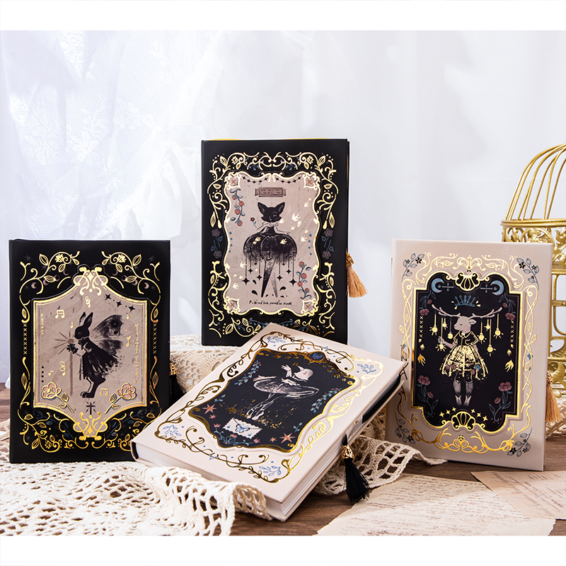 潘神的迷宫洢杉36K精装本文艺青年复古精致笔记本手账记事本YL017-YS36K14-0792