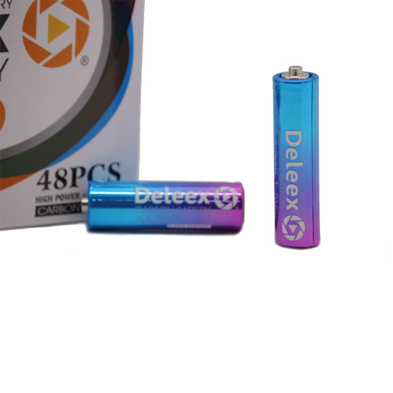 Deleex干电池碳性电池5号电池遥控器电动玩具小家电AAR6P4支装详情图4