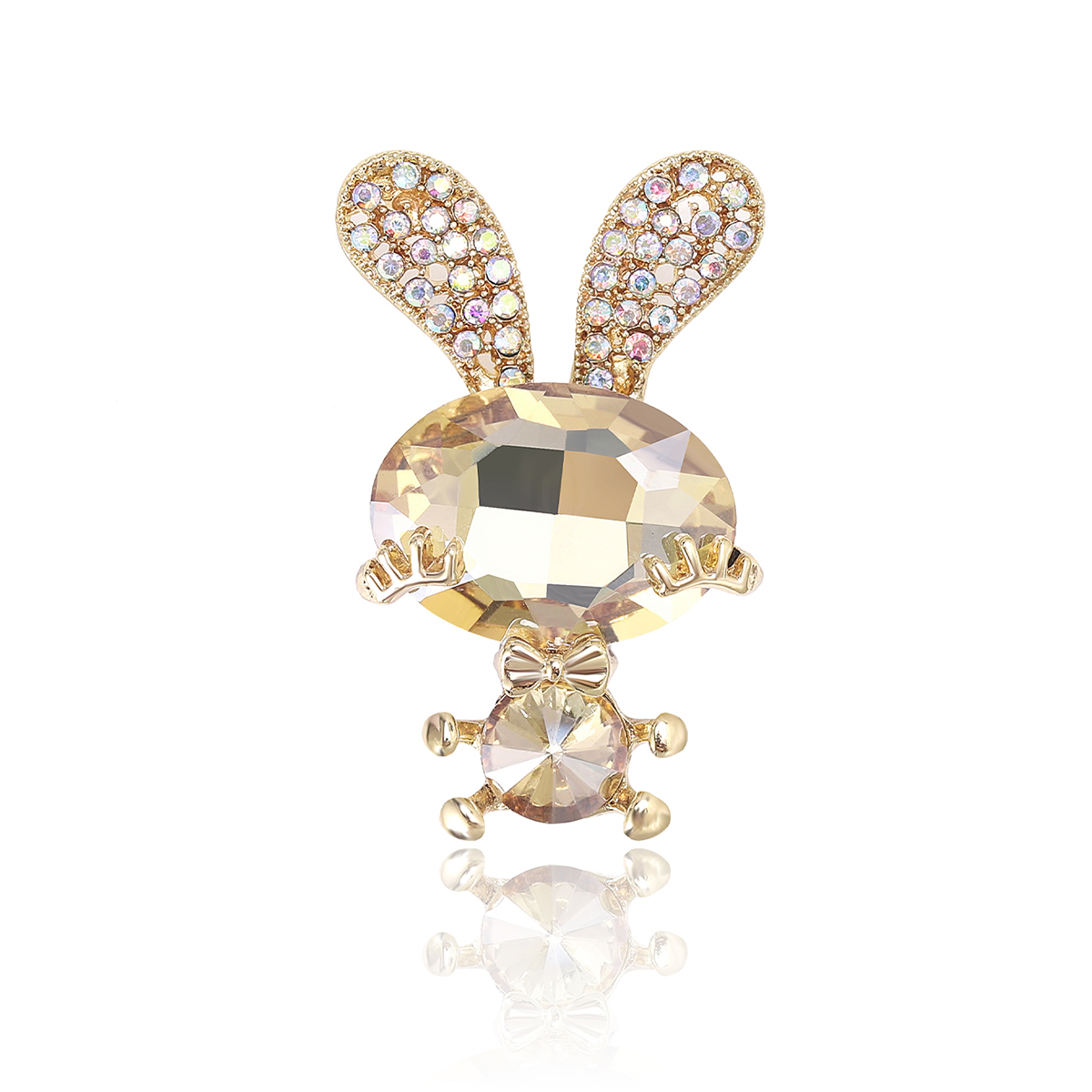 Ziyang Accessories 2024 New Style water diamond Glass high-end women's fashion corsage, elegant brooch, coat cardigan and accessories factory direct sales Item Picture