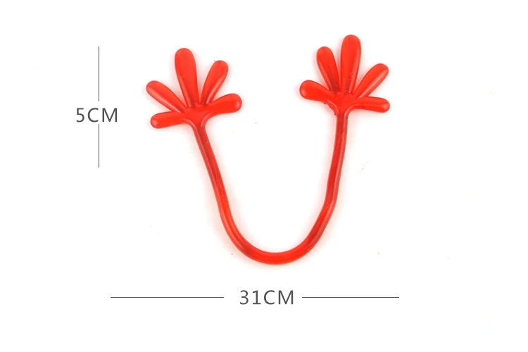 跨境创意粘粘手地摊玩具弹性伸缩粘手掌摆摊怀旧恶搞整蛊玩具详情图14