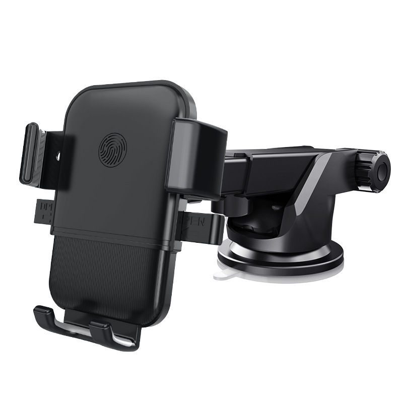 Car air conditioning port, car navigation, mobile phone stand, telescopic rod, suction cup, automatic lock, air outlet hose, mobile phone holder detail image 4