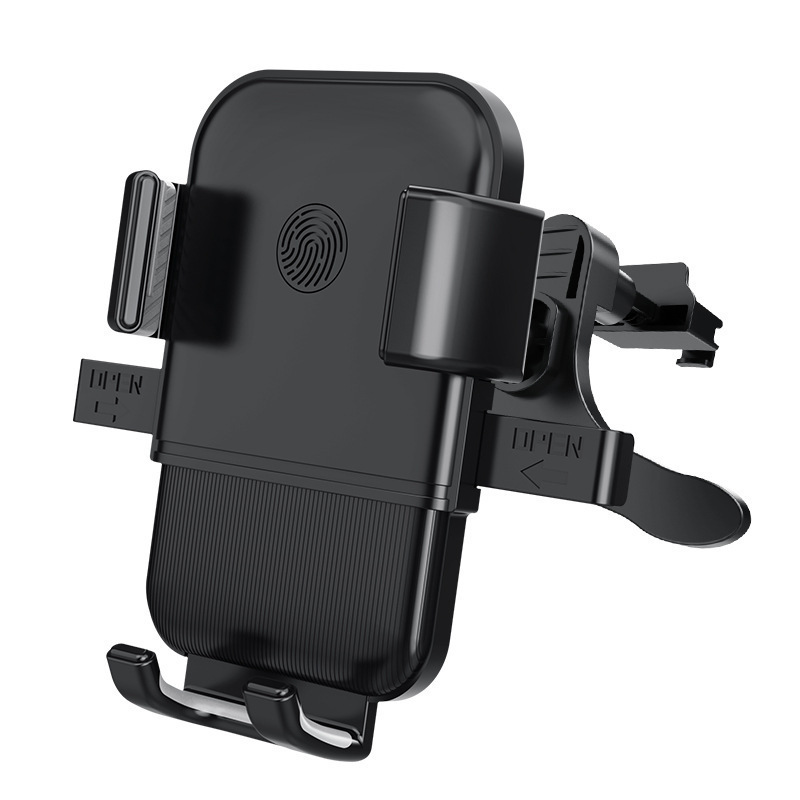 Car air conditioning port, car navigation, mobile phone stand, telescopic rod, suction cup, automatic lock, air outlet hose, mobile phone holder detail image 2