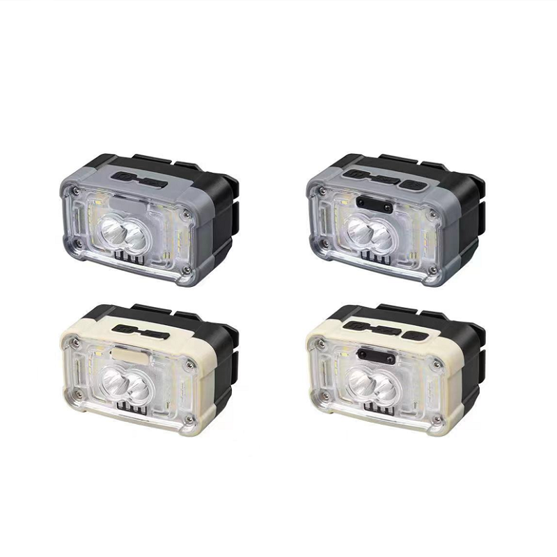 Outdoor multi-functional headlamp, smart hand-waving sensor headlamp, head-mounted flashlight, outdoor fishing lamp, LED work light, miner's lamp, 6608 headlamp, outdoor warning searchlight, strong light for night running and fishing headlamp