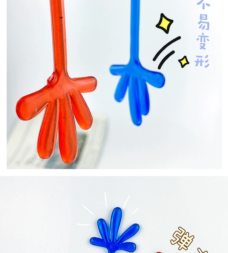 跨境创意粘粘手地摊玩具弹性伸缩粘手掌摆摊怀旧恶搞整蛊玩具详情图6